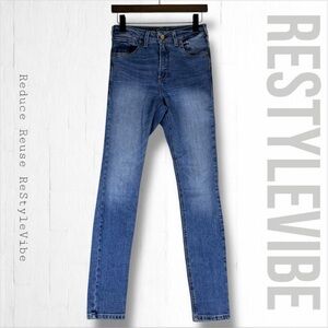 ARIAT Women’s Size 27R Denim Jeans High Rise Fit Skinny Style Stretch Italian